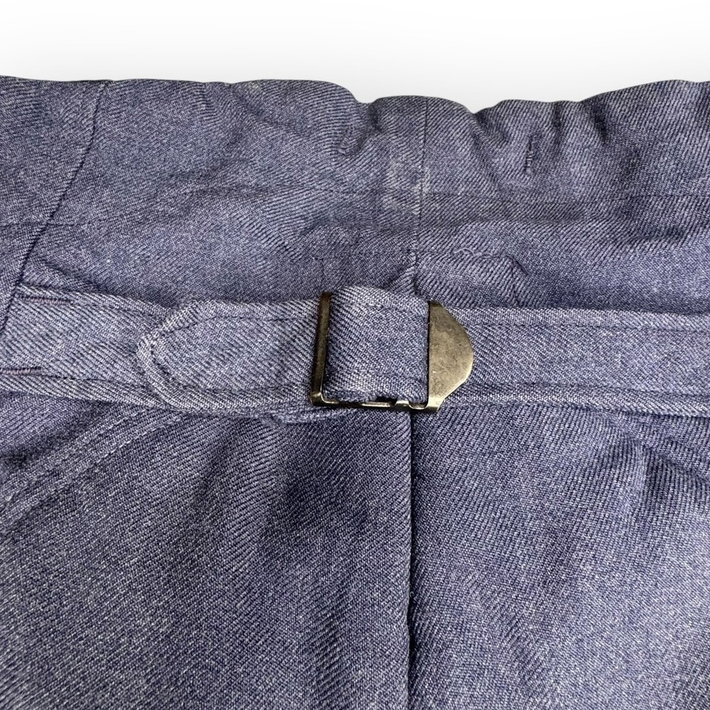 Vintage 1950's LW Foster Type F-1A Inner Flying Trousers Blue Military Pants - Picture 8 of 11
